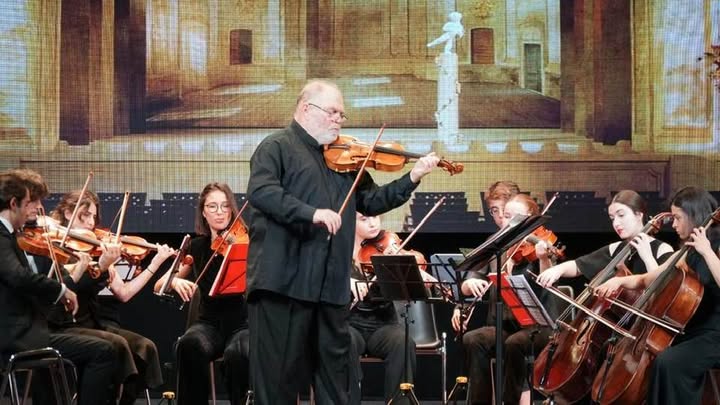 Concert with Chamber orchestra Catarina Gurska School in Madrid