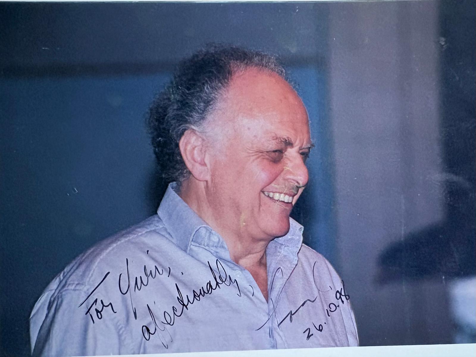 For Yuri, affectionally. 26/10/1997. Lorin Mazel